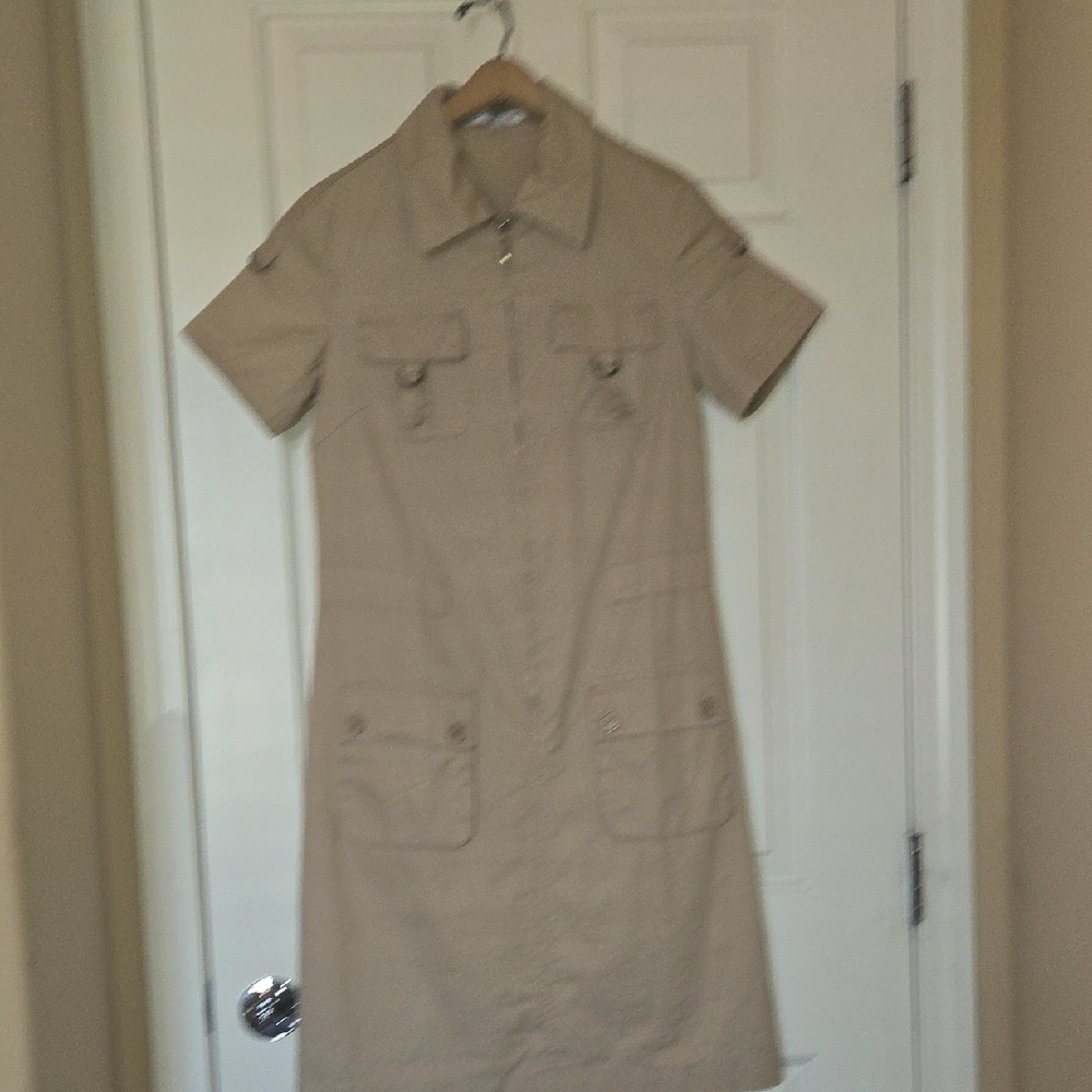 WANG MAO Sz XL Chinese UNIFORM STYLE Light LINEN Summer Khaki GREEN! TIMELESS - Picture 3 of 8
